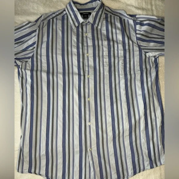 🔹Claiborne Striped Long sleeve Button down XLT - Picture 3 of 11